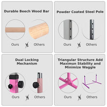 Load image into Gallery viewer, Gymnastics Training Bar Gym Horizontal Kips Bar Height Adjustable Kids Junior