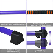 Load image into Gallery viewer, Double Ballet Barre Stretch Bar Portable Freestanding Dance Exercise Equipment