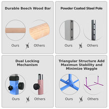 Load image into Gallery viewer, Gymnastics Training Bar Adjustable Horizontal Bars Children Kids Home Gym