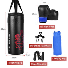 Load image into Gallery viewer, Kid's Boxing Suit Kids' Exercise Boxing Set Portable Boxing Suit w/ Rucksack for Exercise