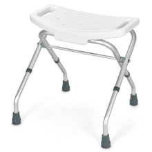 Load image into Gallery viewer, Adjustable Padded Shower Chair Folding Bathroom Tub Stool Benches W/ Handles