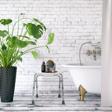 Load image into Gallery viewer, Adjustable Padded Shower Chair Folding Bathroom Tub Stool Benches W/ Handles