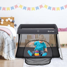Load image into Gallery viewer, 2 in 1 Baby Cribs Foldable Travel Cot Portable Playpen Toddler Activity Nursery