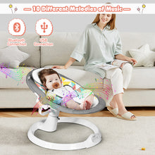 Load image into Gallery viewer, Electric Baby Bouncer Chair Newborn Rocking Chair w/ Remote Control Mosquito Net