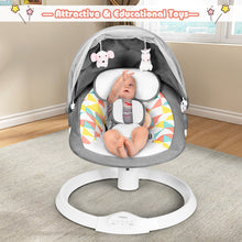 Load image into Gallery viewer, Electric Baby Bouncer Chair Newborn Rocking Chair w/ Remote Control Mosquito Net