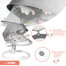 Load image into Gallery viewer, Electric Baby Bouncer Chair Newborn Rocking Chair w/ Remote Control Mosquito Net