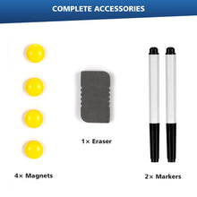 Load image into Gallery viewer, Double Sided Magnetic Whiteboard Aluminum Hanging Board W/ Magnets Pens & Eraser