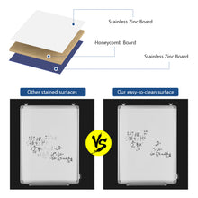 Load image into Gallery viewer, Double Sided Magnetic Whiteboard Aluminum Hanging Board W/ Magnets Pens & Eraser