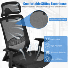 Load image into Gallery viewer, Ergonomic Mesh Office Rolling Executive Chair High Back w/Lumbar Support Armrest