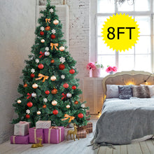Load image into Gallery viewer, 2.4m Green Christmas Tree Xmas Traditional Artificial Decoration