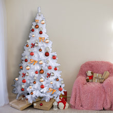 Load image into Gallery viewer, 7FT Artificial Christmas Tree Realistic White Xmas Tree With Metal Stand