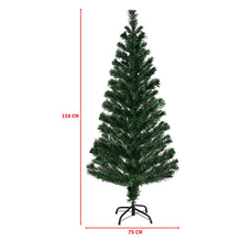 Load image into Gallery viewer, 1.5m Fiber Optic Artificial Christmas Tree Xmas Decoration Tree Indoor Outdoor