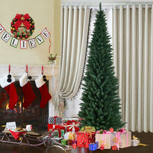 Load image into Gallery viewer, 240CM Artificial Christmas Tree Xmas Decoration Trees Slim for Small Room