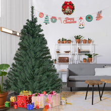 Load image into Gallery viewer, 5FT Artificial Christmas Tree Luxury Pre-lit Green Xmas Trees11 Modes LED Lights