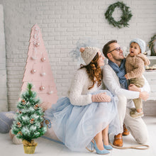 Load image into Gallery viewer, 2 FT/ 60CM Snow Flocked Pine Artificial Christmas Tree Pine Cone Xmas Decoration