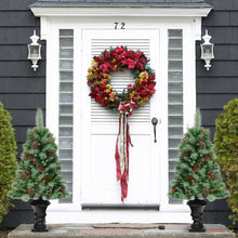 Load image into Gallery viewer, 4FT Artificial Christmas Tree Indoor Outdoor Xmas Tree Decoration W/ Pine Cones