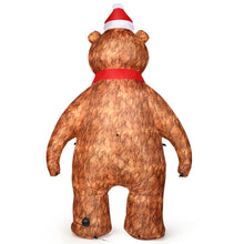 Load image into Gallery viewer, 220cm Inflatable Christmas Bear Built-in LED Lights Xmas Decoration In/Outdoor