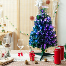 Load image into Gallery viewer, 2FT Tabletop Christmas Tree Fiber Optic Xmas Tree Decoration Color Changing