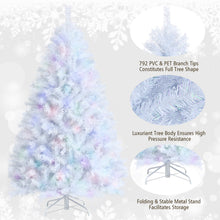 Load image into Gallery viewer, 6FT White Artificial Christmas Tree Realistic Full Xmas Pine Tree W/ Metal Stand