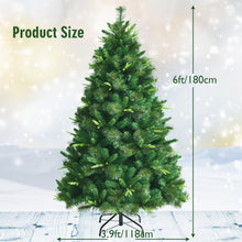 Load image into Gallery viewer, 6FT Artificial Christmas Tree Premium Hinged PVC Xmas Full Tree W/ Metal Stand