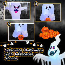 Load image into Gallery viewer, 10.2 ft Inflatable Halloween Overlap Ghost Giant Blow up Halloween Decoration
