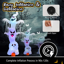 Load image into Gallery viewer, 10.2 ft Inflatable Halloween Overlap Ghost Giant Blow up Halloween Decoration