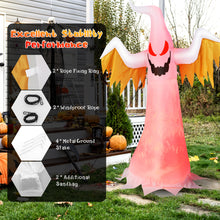 Load image into Gallery viewer, 6ft Halloween Inflatable Ghost Quick Blow up Halloween Decoration w/ Red LED