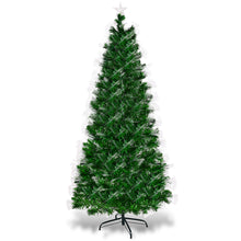 Load image into Gallery viewer, 1.8m Fiber Optic Artificial Christmas Tree LED Blossom Effect W/ Top Star