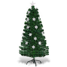 Load image into Gallery viewer, 4FT Artificial Fibre Optic Christmas Tree Green Color Changing Xmas Tree Decor