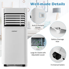 Load image into Gallery viewer, 7000 BTU Portable Air Conditioner 3-in-1 Air Cooler w/ Fan & Dehumidifier Mode