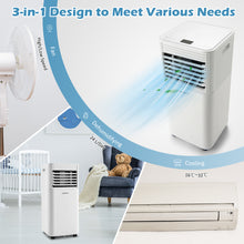 Load image into Gallery viewer, 7000 BTU Portable Air Conditioner 3-in-1 Air Cooler w/ Fan & Dehumidifier Mode