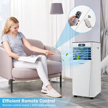 Load image into Gallery viewer, Portable Air Conditioner w/ Remote Control, AC Unit w/ Cooling, Dehumidifying, Fan & Sleep Mode, 9000 BTU Cools Up to 30㎡, 24H Timer & LED Display, Air Cooler w/ Window Kit