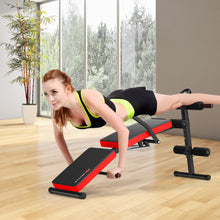 Load image into Gallery viewer, Adjustable Sit Up Bench Foldable Abdominal Training Workout Machine LCD Monitor