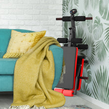 Load image into Gallery viewer, Adjustable Sit Up Bench Foldable Abdominal Training Workout Machine LCD Monitor