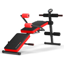 Load image into Gallery viewer, Adjustable Sit Up Bench Foldable Abdominal Training Workout Machine LCD Monitor