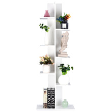 Load image into Gallery viewer, 7 Tier Bookshelf Storage Display Rack Floor Standing Bookcase Shelving Organizer