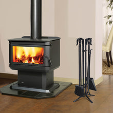 Load image into Gallery viewer, 5PCS Fireplace Tool Set Coal Fire Wood Burner Accessories Fireside Iron Tool