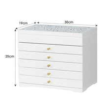 Load image into Gallery viewer, Jewelry Box Jewel Display Case Jewel Holder Cabinet Makeup Necklace Ring Earring Storage Organizer