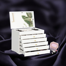Load image into Gallery viewer, Jewelry Box Jewel Display Case Jewel Holder Cabinet Makeup Necklace Ring Earring Storage Organizer