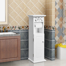 Load image into Gallery viewer, 3 Tier Wooden Freestanding Bathroom Toilet Tissue Cabinet Paper Roll Holder