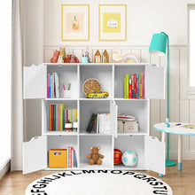 Load image into Gallery viewer, 9 Cube Bookcase Shelving Display Storage Unit Wooden Organiser Cupboard Cabinet