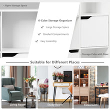 Load image into Gallery viewer, 9 Cube Bookcase Shelving Display Storage Unit Wooden Organiser Cupboard Cabinet