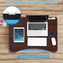 Load image into Gallery viewer, Standing Desk Converter Adjustable Ergonomic Stand Up Desk Riser W/ Gas Spring