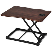 Load image into Gallery viewer, Standing Desk Converter Adjustable Ergonomic Stand Up Desk Riser W/ Gas Spring