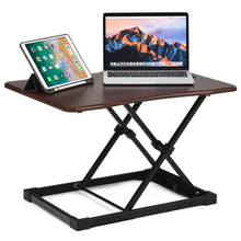 Load image into Gallery viewer, Standing Desk Converter Adjustable Ergonomic Stand Up Desk Riser W/ Gas Spring