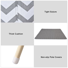 Load image into Gallery viewer, Kids Teepee Tent With Floor Mat Cotton Canvas Indian Indoor Outdoor Play House