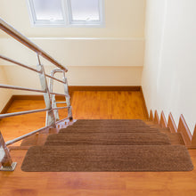 Load image into Gallery viewer, 15PCS Carpet Stair Treads Non Slip Adhesive Carpet Kids Elder Pet Stair Pads Set