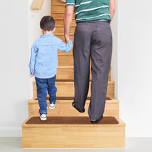 Load image into Gallery viewer, 15PCS Carpet Stair Treads Non Slip Adhesive Carpet Kids Elder Pet Stair Pads Set