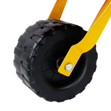 Load image into Gallery viewer, Kids Metal Wheelbarrow Children Bricks Toy Tote Dirt/Leaves/Tool Yard Rover Tray