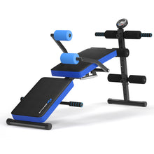 Load image into Gallery viewer, Foldable Adjustable Sit Up Bench Machine Weight Body Workout Barbell Home Gym